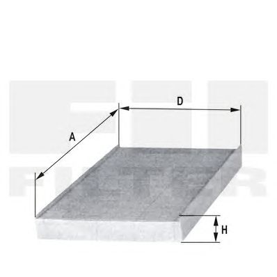 FIL FILTER hck7165 -  Фильтр воздуха в салоне